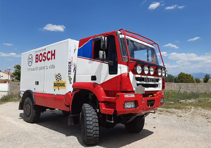 Foto Bosch Automotive Aftermarket continua patrocinando al equipo Truckventur en sus competiciones en 2023.